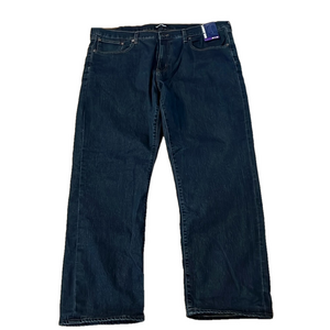 LAND'S END NWT Men's Traditional Fit Flannel Lined Stretch Jeans Size 40x32